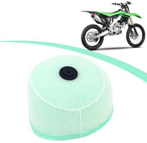 Runfarr Filtro aria per moto, filtro dell'aria di aspirazione per moto RM RMZ 125 250 CR CRF 125 250 450 YZ YZF WRF 125 250 426 450 KX KXF 125 250 Dirt Pit Bike