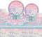 Suffolly Geburtstag Deko 81 Pcs 20 Gäste Party Geschirr Set mit Teller Servietten Tassen Tischdecke Geburtstag Partyzubehör für Kinder Mädchen