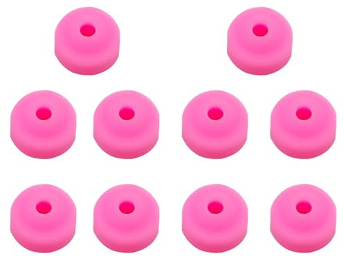 Miaija 10 Pieces Nail Drill Bits Caps Nail Grinding Cuticle Drill Bit Nail Sanding Cap Professional Nail Art Tools for Nail Drill Bits Dust Cover