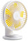 ANAIUCY Handheld Fan,USB Fan,hand Fan,Table Clamp Dual-purpose Three-block Wind Speed Adjustable Head/White Mini Fan