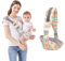 Babytragetrage, Babywickel-Hüfttrage Seitlich Mesh Atmungsaktiv, One-Shoulder-Trage, Verstellbare Babytrage, Bequemes Und Atmungsaktives Babytragegerät Für Babys Bis 20KG