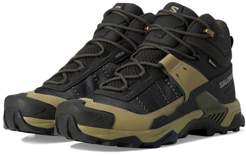 Salomon Shoes X Ultra 5 MID GTX Peat/Gray Green Peat/Gray Green/Blue Nights - 8