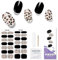 DUKASOU Gel Nail Strips - 28 pcs Gel Nail Stickers-Full Wraps- Salon Quality Soft Holy Gels Nails Stickers UV- Long Lasting, UV Lamp Compatible, Easy to Carry Holy Gel& Use & Remove