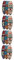IMIKEYA 12 STK Surfbrett-Wandbehang sommerdeko Holz wanddeko Strand Wanddeko Holz Surfbrett Surfboard Wandschild Surfbrett-Hängetafel Surfbrett- Stranddekoration für zu Hause