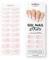 MOYOU LONDON Halbgehärtete Gel-Nagelstreifen - 20 Stück. Gel-Nagelfolien für eine Maniküre in Salonqualität - Funktioniert mit jeder UV-Nagellampe Einfach anzuwenden - Rose Whisper