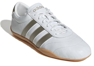 Adidas Womens Grand Court Lo, Crystal White/Cyber Metallic/Gum, 6.5 UK