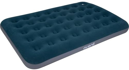AVENLI Luftmatratze Luftbett Camping mit eingebauter Fußpumpe für 2 Personen 191x137x22cm aufblasbare Matratze Gästebett weiche Liegefläche mit beflockter Oberfläche Reise-Bett für Camping & Zuhause
