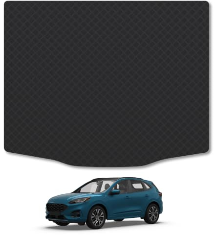 Fits Ford Kuga (2020+) 3mm Rubber Boot Mat | Tailored Fit Durable Boot Liner Full Coverage Protection Waterproof Accessories Easy Clean Anti Slip Made in the UK
