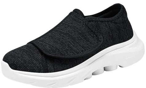 LinRim Orthopädische Schuhe Damen Hausschuhe Senioren Hausschuhe für Diabetiker Schuhe Für Geschwollene Füße Senioren Schuhe Orthopädische Spezialschuh Gesundheitsschuhe