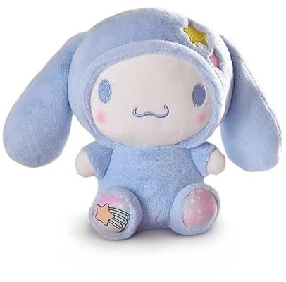 wiztex San-Rio Kuscheltier - 23 cm Niedliches Anime Plüschtier Geschenk für Kinder und Fans für Weihnachten und Geburtstagsfeier (Blue)