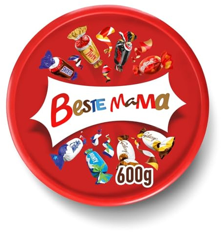 Celebrations Beste Mama Personalisierte Dose | Pralinenmischung | zum Muttertag | Geschenkbox | 1x 600-g-Dose