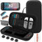 Case Accessories Bundle Compatible with Nintendo Switch 2, Slim Switch Carrying Case Protective Hard Shell, Soft Silicone Protective Cover, Screen Protectors Tempered Glass and Thumb Grips Caps