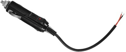 CVUTOVO Cigarette Lighter Extension Cable for Car Air Compressor and Tyre Inflator Compact Automotive Replacement Plug Compatible with Wide Range of Models Easy Installation and