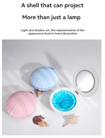 Jooehyer Multifunctional Lamp Shell Bluetooth Speaker White Noise with Remote Control for Home Office Bar Restaurant Pink