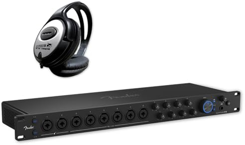 Fender Quantum LT16 16x8-Kanal USB-C Audio-Interface mit keepdrum Kopfhörer