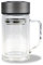 CALUTEA Teebereiter mit Henkel / 300 ml / 100% dicht/Tee-Glas doppelwandig/Deckel & Teesieb aus Edelstahl/Trinkflasche/Reisebecher to go/Thermobecher/Teebecher/Kaffebecher