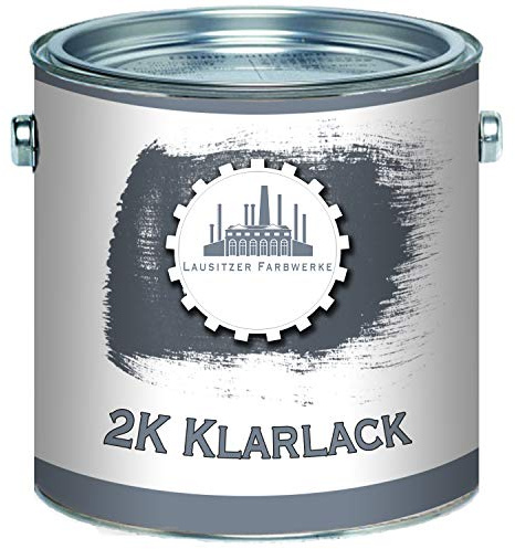 Lausitzer Farbwerke traditioneller & glänzender 2K Klarlack im Set transparent (10 L)