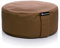 BODYMATE Yogakissen rund 31cm Durchmesser 13cm hoch Chocolate mit Buchweizen-Spelz Füllung – Maschinenwaschbarer Bezug aus 100% extra Dicker Baumwolle – Meditationskissen – Sitzkissen