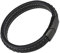 OTOTEC Armband Mode Schwarz Armbänder Armreif Geflochten Leder mit Edelstahl Magnetverschluss Qualität echtes Leder für Männer und Frauen