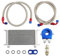 maXpeedingrods Ölkühler 19 Reihen AN10 Anschluss Set Universal Zusatz Kühlung Extern Oil Cooler