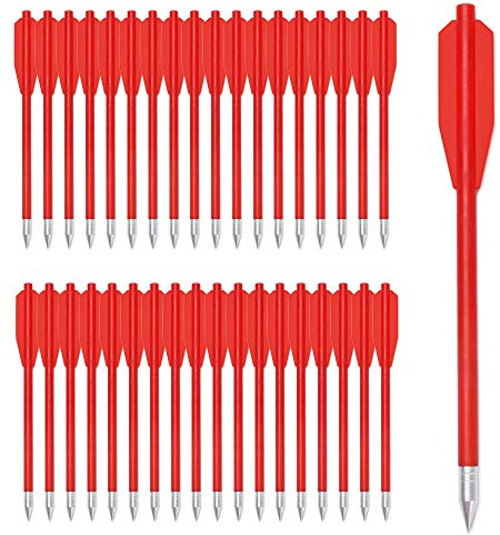 ELONG OUTDOOR Mini Pernos de Ballesta, Flechas de Objetivo de 50-80lb, Pistola de Tiro con Arco, Dardos de Caza de Pesca, Puntas de Acero de 6,3, práctica de puntería de Caza