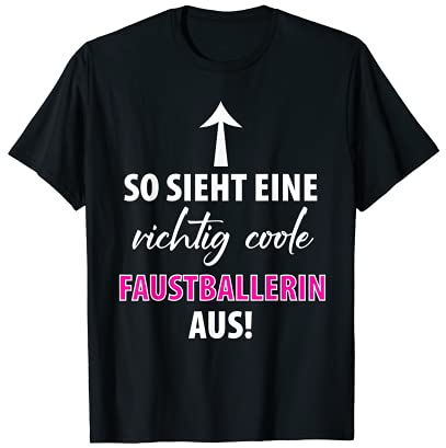 Faustball Faustballerin Faustballspielerin Damen Mädchen T-Shirt