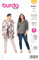 Burda Style Katalog-Schnittmuster Mantel und Jacke mit Druckknöpfen | Damen, Gr. 44-54 | Nählevel: Mittel #6034