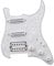 Schlagbrett Tonabnehmer-Set Weiß 3 Ply Geladener Vordrahtlicher Pickguard Für Flying V Gitarre