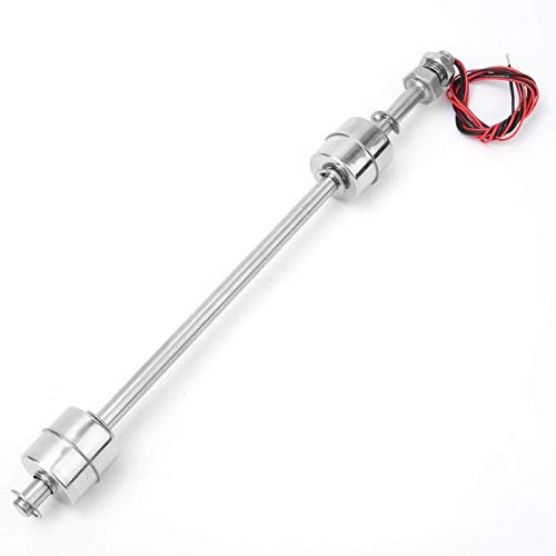 Uadme Interrupteur à Flotteur Vertical, Capteur de Niveau de Liquide, Flotteurs Pompe de Relevage, pour Hydroponie, Jardinage, Piscine (250mm)