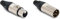 Neutrik | 3-pole XLR Line Socket | NC3FXX,Silver, Black & ® NC3MXX 3-pole XLR Line Connector