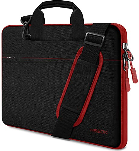 HSEOK Bolso Bandolera/Maletín para Portátil 17-17.3, Funda Protectora Laptop Sleeve Dura y Impermeable para 17-17.3 Notebook, B02K02