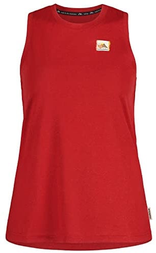 Maloja W Apfelbaumm. Top Rot - Schnelltrocknendes bequemes Damen Kletter-Top, Größe M - Farbe Deep Sunset