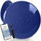 unycos - Ballsitzkissen inkl. Pumpe【Ø34 cm | Trägt 150 kg】Orthopädisches Sitzkissen Anti-Burst, Noppenkissen, Balance Pad, Luftkissen für Bürostuhl, Fitness, Reha/Koordinations (Dunkelblau; Basic)