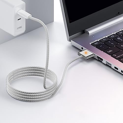 Dpofirs Typ C auf für 3 Ladekabel, 2 M 140 W Effizientes Lade-USB-C-Verlängerungskabel, Verlängerungskabel für Pro 2021 M1 Pro Pro Pro Air 2022 M2 Pro Pro