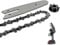 4Inch Mini Chain and Guide Bar Combo,Replacement Parts For all 4in mini chainsaws, Rechargeable Cordless Electric Chainsaw,Fits Saker and more