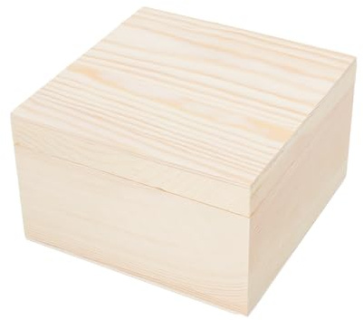 Cabilock Aufbewahrungsbox Mit Deckel Holzboxen Zum Verpacken Große Geschenkbox Für 15 X 15 Cm Aufbewahrungsbox Für Hochzeitsdekoration