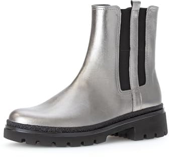 Gabor Damen Chelsea Boots, Frauen Stiefeletten,Moderate Mehrweite (G),Schlupfstiefel,flach,Stiefel,Bootee,Booties,Fucile (Micro),37 EU / 4 UK