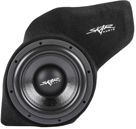 Skar Audio Single 10 Loaded Subwoofer Enclosure Compatible with 2017-2023 Tesla Model 3 Vehicles
