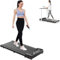 Laufband für Zuhause mit Neigung, 2 in 1 Walking Pad, 10 km/h Klappbar Laufband mit Steigung, 2.5HP Under Desk Schreibtisch Treadmill für Zuhause & Büro, Fernbedienung, Keine Installation (Rot1)