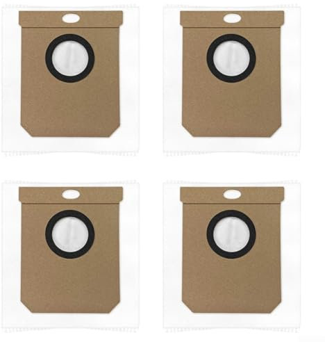 Paquete de 4 bolsas de polvo para Conga 7490 Home para X-Treme para aspiradora Genesis, bolsa de filtro de polvo reutilizable y lavable