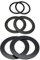 ONEBOOM 6 PCS Runde Dichtungsringe,Dichtungsring Poolpumpe,Langlebig,Einfach zu Montieren,für Intex 10745,10262,10255 Pool Armaturen-Schwarz