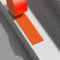 Rutschfeste, selbstklebende Treppenkantenschutz für Hotels und Einkaufszentren, extra lange Trittschutzstreifen, PVC-Bodenbelag, Kantenschutz, einfach zu installieren, Orange (6 cm)