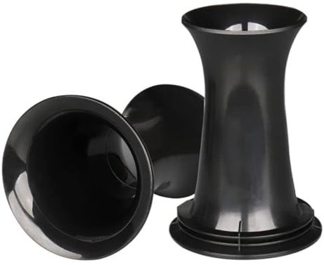 honseelia 2 tubos de puerto de altavoz, 100 mm x 160 mm, ABS, subwoofer, bajos, reflex, tubo de ventilación, para coche, DJ, altavoz HiFi, cine en casa, woofer de audio profesional