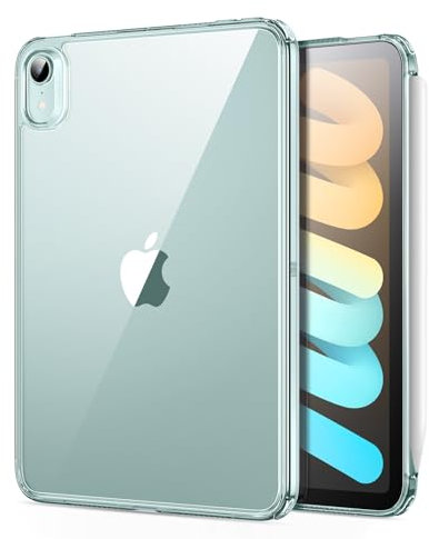 ESR for iPad mini 7 Case A17 Pro, iPad mini 7th/6th Generation Case (2024/2021), Slim and Light, Shock and Drop Protection, Yellowing Resistant, Supports Pencil Pro/USB-C, Classic Series, Blue Clear