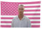 Bandiera Drews Starkeys, Bandiera Drews Starkeys, Bandiera Drews Flag Da Appendere Al Muro, Bandiera Rosa America, Drews Starkeys Americans Flag Pink 3X5FT With 4 Brass Grommets
