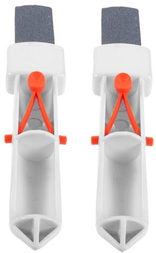 GAROZATION 2stücke Bimsstein Für Schwimmbadreinigung Mit V-förmigem Griff Rostentferner Für Fliesen Bad Und Küche Pumice-Sticks Für Gründliche