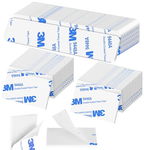 Double Sided Sticky Pads Heavy-Duty Mounting Tape 2mm, Picture Hanging Strips EVA Foam for Number Plates, Photo Frames, Hooks – 50Pcs No Residue Removal (Indoor/Outdoor)