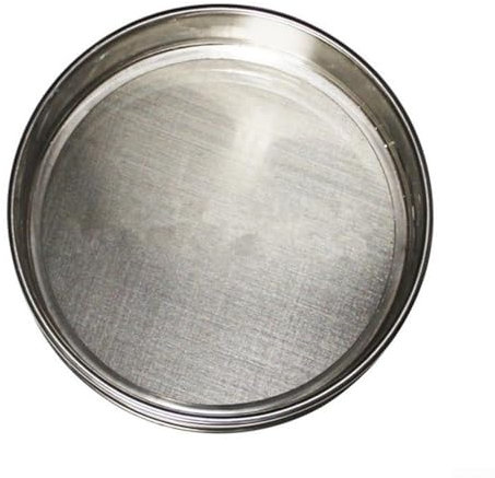 Setaccio di prova in acciaio inox da 20 cm, per uso in laboratorio, con maglie di varie dimensioni (50 maglie)