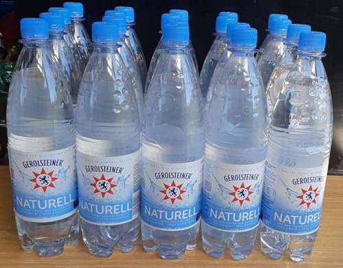 Gerolsteiner Naturell Mineralwasser, 20 x 1L Flaschen, inkl. Mehrweg Pfand