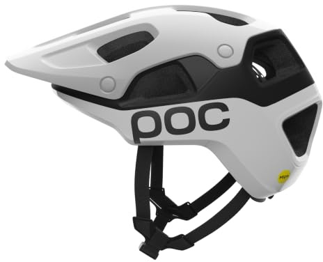 POC Cularis Pure – Unisex MTB Helm mit MIPS, innovativem wechselbarem Visier, optimierter Belüftung, leichtem Design & 360° Anpassung für Trail und XC